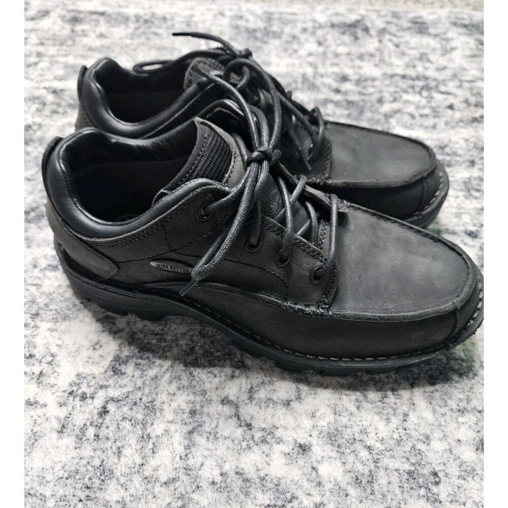 Red Wing Irish Setter Borderland 3865 Black Men’s Oxford Shoes Boots Size 8